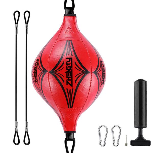 

punching balls ball pu pear boxing bag reflex speed muay thai punch boxe mma fitness sports equipment training adults inflatable 221130