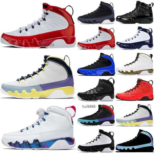 

change the world jumpman 9 basketball shoes for men 9s crawfish dream it do it gym red unc bred racer pearl blue statue white university jor, Black