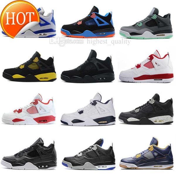 

mag basketball shoes wholesale men shoes 4-5-6--8-11-12-13 basketball mens 4s mag authentic online for sale sneakers men sport shoes, Black
