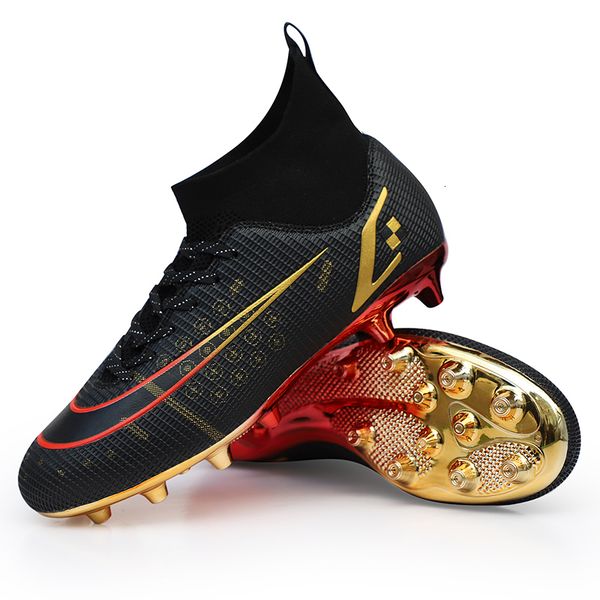 

safety shoes neymar soccer football boots futsal cleats men training sneakers tf ag ourdoor women footwear 221130, Black;brown