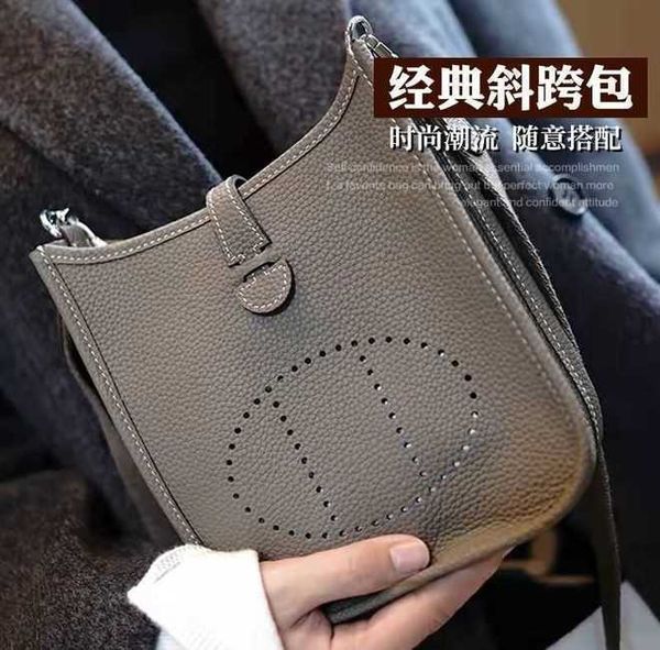 

designer evelyn handbags womens bag h family small bag mini fashion personalized one shoulder messenger hollow bucket bag 9c11 mkd3