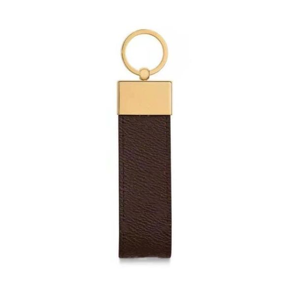 

keychain key chain buckle keychains lovers car handmade leather men women bags pendant accessories 8 colordust bag no box, Slivery;golden
