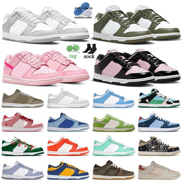 

designer lows casual shoes size 14 traineres grey fog medium olive triple pink foam black judge pn dust unc ucla argon next nature lilac out, White;red