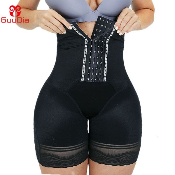 

womens shapers guudia high waisted body shorts seamless shapewear short firm control panties waist nipping boyshorts 221130, Black;white