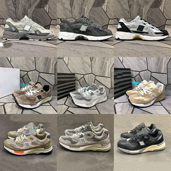 

joker casual shoes 992 series balane retro running shoes b827 men and women fashion breathable outdoor sports walking size 36-45, Black