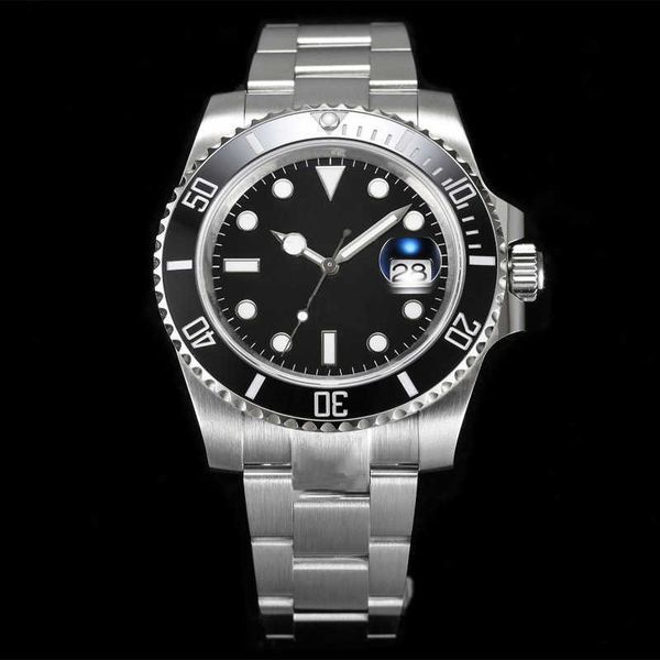 

luxury mens watch ceramic case sub mechanical wristwatch montre de luxe golden fashion wristwatches 2813 men watches automatic movment, Slivery;brown
