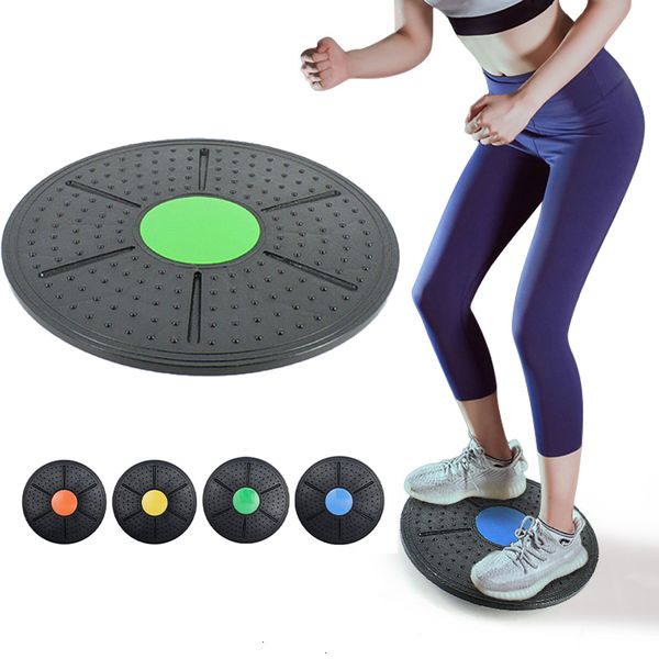 

twist boards rotation waist twisting disc yoga balance board wobble fitness round plate stability training exerciser gym home sport equipmen