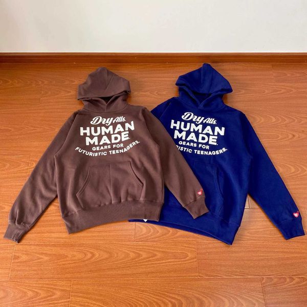 

mens hoody human designer cotton make hip hop ceiling made cracked print plush hooded hoodie men and women loose lovers versatile autumn coa, Black