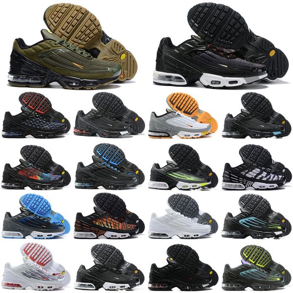 

2023 tn plus 3 running shoes men women chaussures triple white black hyper blue aqua green og neon obsidian mens womens sneakers sports