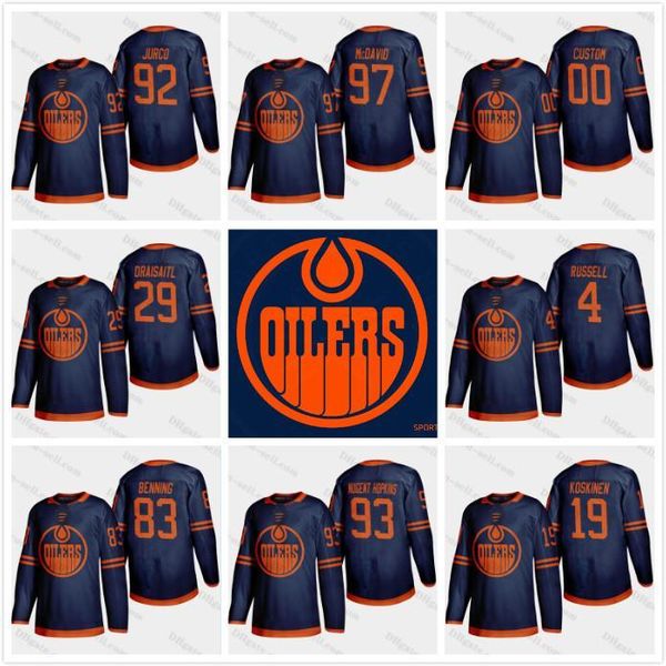 

2019-20 season edmonton oilers 18 97 mcdavid james neal hockey jersey leon draisaitl zack kassian darnell nurse oscar klefbom customize, Black;red