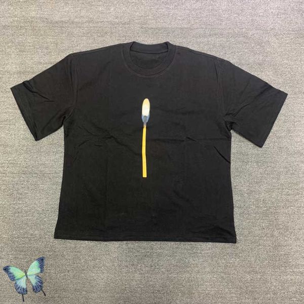 

men's t-shirts donda chicago kids p print music festival fake two pieces long sleeved t-shirts t221130, White;black