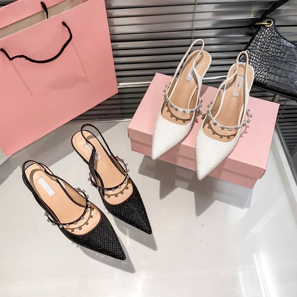 

designer sandals czech rhinestone with super leather material european and american catwalk style and box, Black