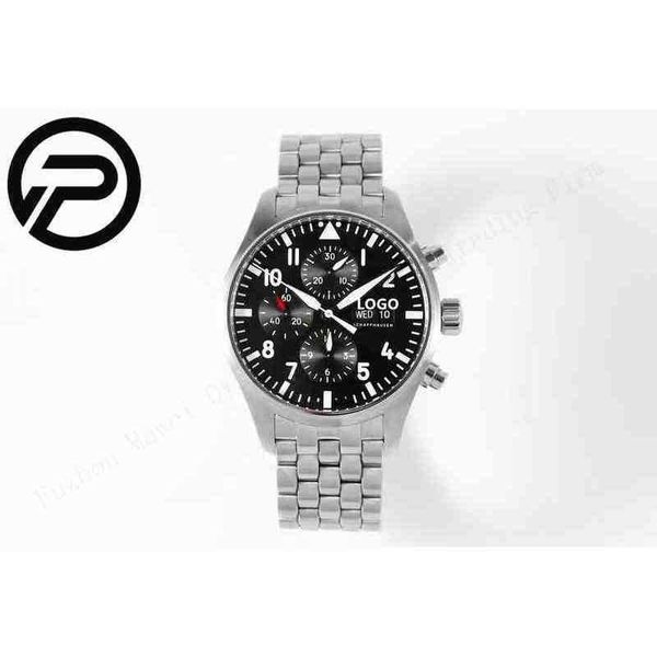 

superclone lw watch luminous mechanical luxury 43mmeta diving movement waterproof machinery 3777 watch chronograph ptdd, Slivery;brown