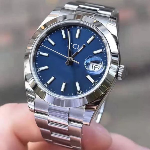 

luxurious watch oyster perpetual datejust 36mm 41mm for man blue woman watches fashion automatic mechanical sapphire luminous designer perfe, Slivery;brown