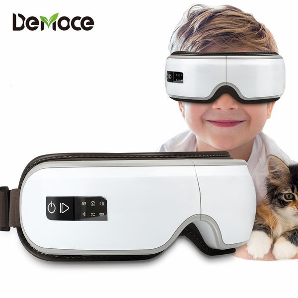 

eye massager smart airbag vibration heating care massage with bluetooth music fatigue dark circles relief health 221129
