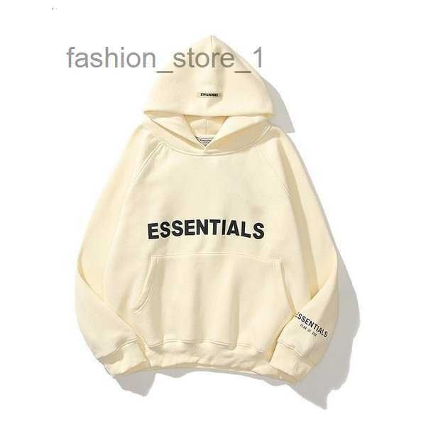 

men's hoodies sweatshirts ess autumn and winter mens designer hoodie men the same style european american fashion casual couple essenti, Black