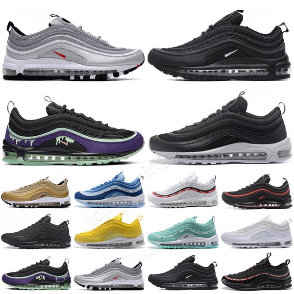 

2022 classic 97 sean wotherspoon 97s mens running shoes vapores triple white black golf nrg lucky and good mschf x inri jesus celestial men