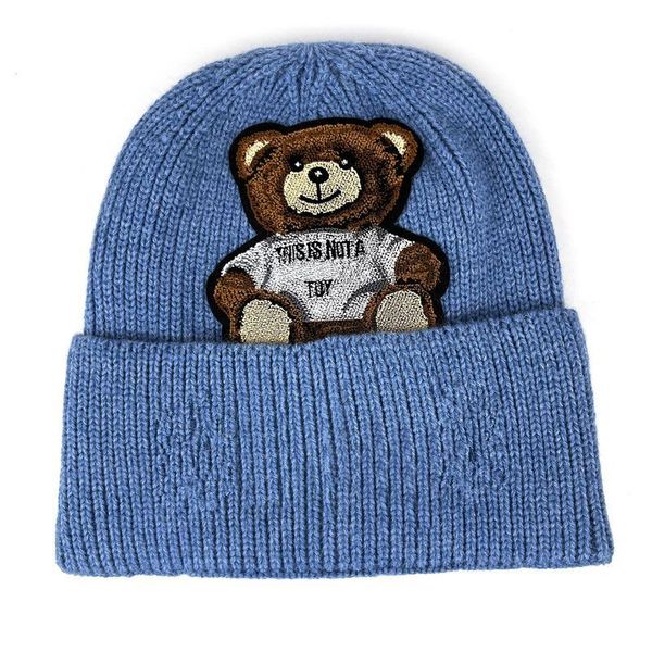 

2023 winter caps hats women bonnet thicken beanies with real raccoon fur pompoms warm girl cap snapback pompon beanie hat a-3, Blue;gray