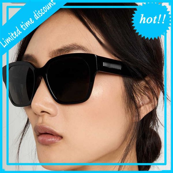 

luxury designer sunglasses new paris brand b fashion sunglass female ins network red same style large frame bb0225, White;black