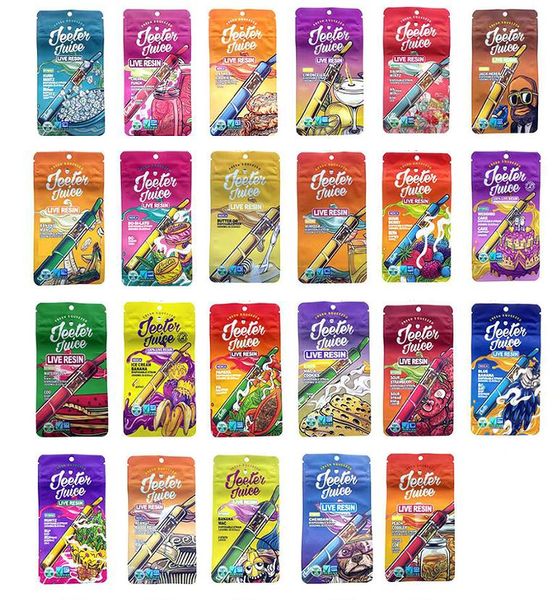 

1000mg mylar bag packaging jeeter juice zip lock package bags resealable