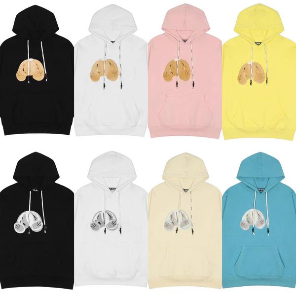 

guillotine cartoon sweatshirts long sleeve loose palm hooded sweatshirt men's couple outfit angels hoodie 4r0t, Black