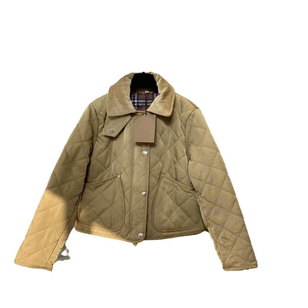 

autumn and winter new loose cotton padded jacket with inner lining, Black;brown