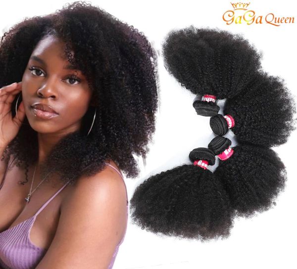 

brazilian virgin hair afro kinky curly unprocessed brazilian afro kinky curly human hair extensions4549753, Black