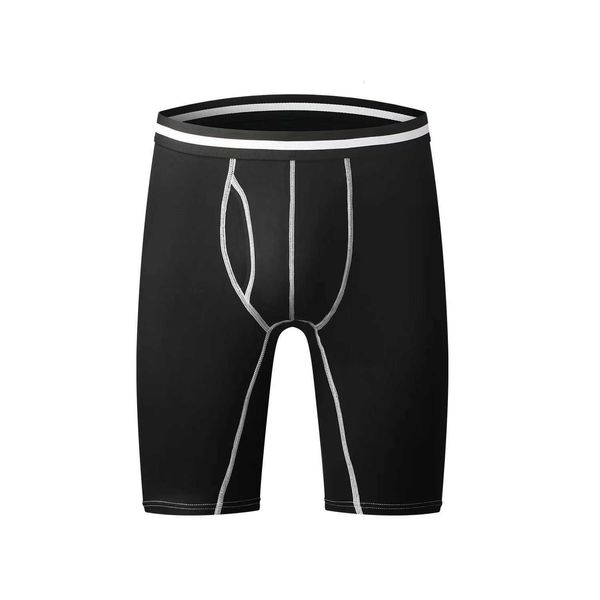 

mens underwear men's underpants cotton boxers plus lengthened breathable sports, Black;white