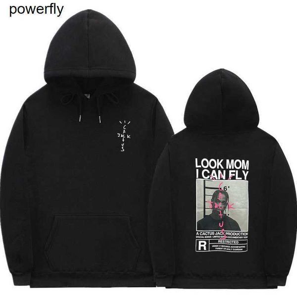 

men's hoodies sweatshirts designer hoodie men women print look mom travis fashion streetwear hoodies, Black