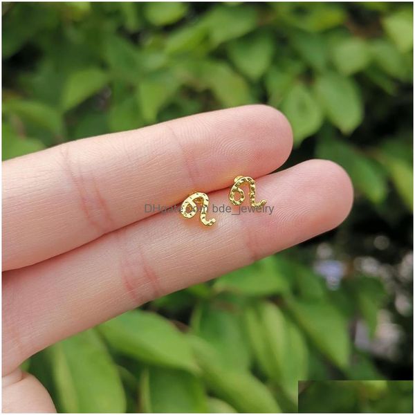 

stud fashion jewelry twee constellation stud earrings personality cute earring drop delivery dh7qk, Golden;silver