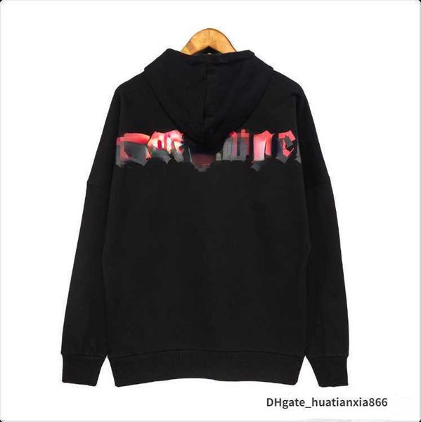 

23ss mens womens designers hoodies fashion man long sleeve angels highs quality hoodie clothing sweaters hip hop palms clothes sweatshirts s, Black