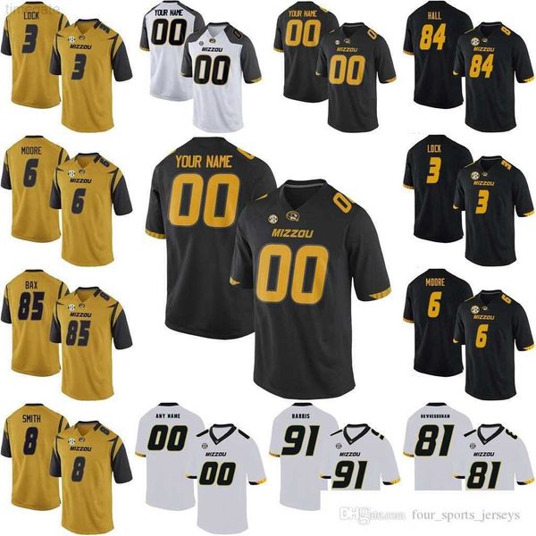 

american college football wear ncaa mizzou missouri tigers football jerseys 19 jack lowary jersey mens johnny roland kendall blanton kentrel, Black