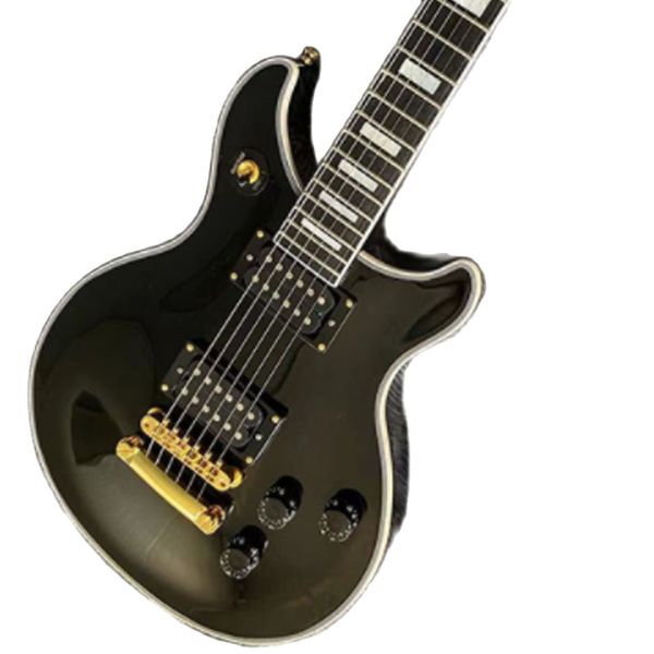 

lvychinese electric guitar tak matsumoto black color gold hardware mahogany body and neck 6 strings