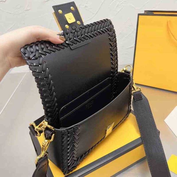 

evening bags shoulder bags designer women woven handbag luxury leather crossbody female underarm purses 220406