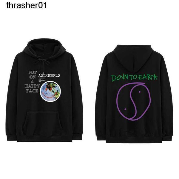 

men's hoodies designer sweatshirts world hoodies men women fashion loose streetwear hooded, Black