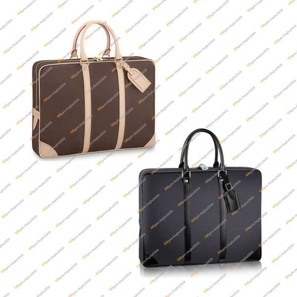 

men fashion casual designe luxury porte-documents voyage briefcase computer bag handbag 5a m40226 n41125 purse pouch
