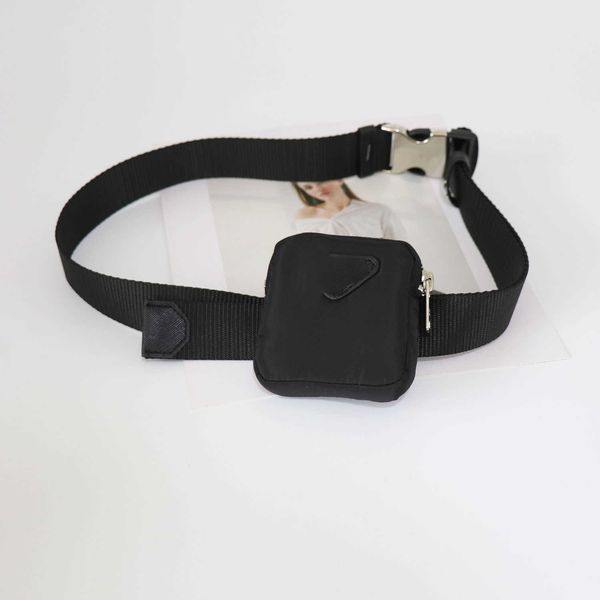 

brand waist bags designer design new black nylon belt canvas small waist belt chest bag fashion mini fashionable decoration