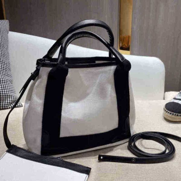 

new shoulder bags women handbag female white canvas fashion tote joker 211115
