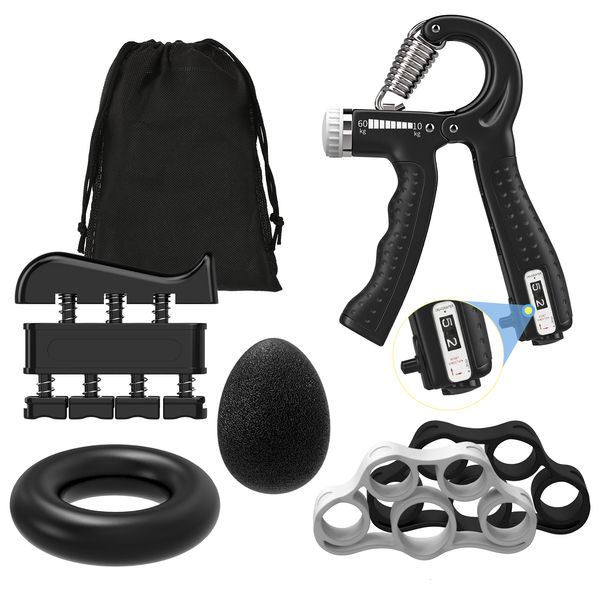 

hand grips 10-60kg gripper gym expander fitness grip dynamometer finger wrist arm exerciser strength for muscle recovery trainer 221130