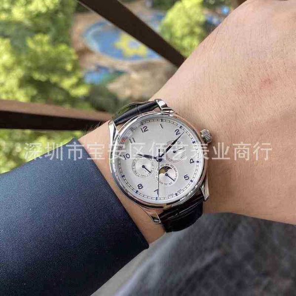 

superclone lw watch hair men's country portugal leisure watch seven meter automatic mechanical waterproof straight bvoz, Slivery;brown