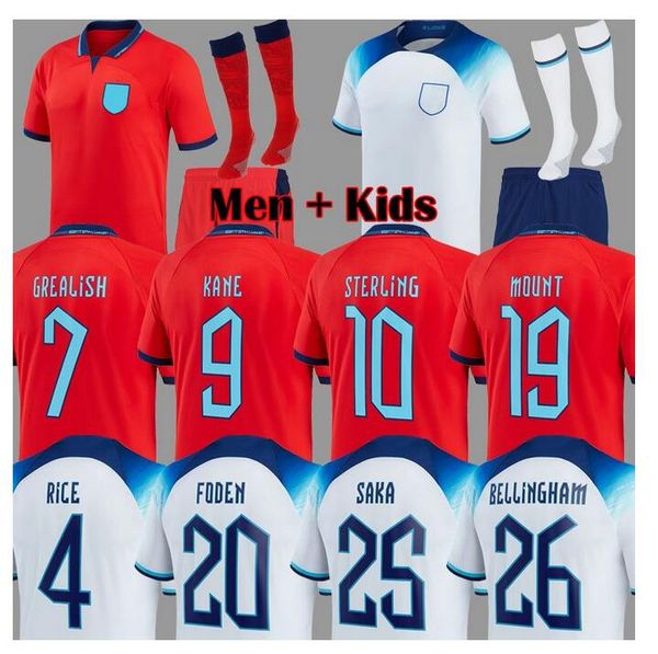 

2022 england soccer jersey 22 23 angleterre kane foden sterling mount rashford sancho maguire grealish 2022 football shirts woman men kids k, Black;yellow