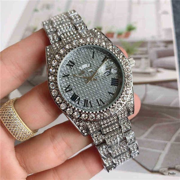 

roley fashion watches mens montre diamond movement luxury designer watch women's men's 1vfw, Slivery;brown