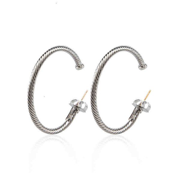 Large Earring Hoops with Logo