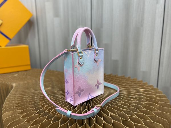 

2022 new designers handbags colorful fashion small tote bag versatile print women's one shoulder crossbody handbag