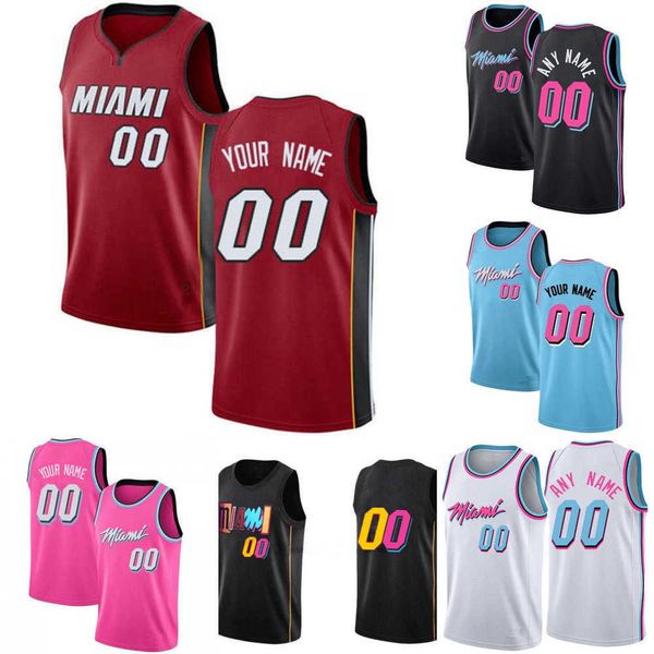 

75th custom mens womens youth miami''heat''8 markieff morris 5 kyle guy 31 max strus 17 p.j. tucker basketball jerseys, Black;red