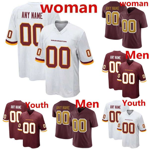 

football jerseys custom men women washington''football team 24 antonio gibson s, Black;red