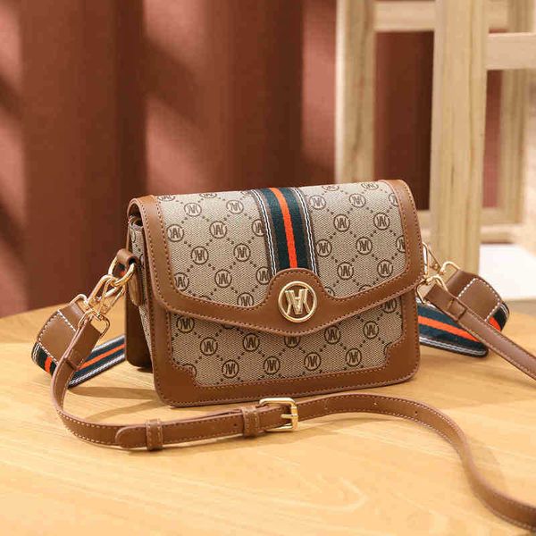 

backpack popular small bag women's printed shoulder classic versatile simple leisure messenger square handbags