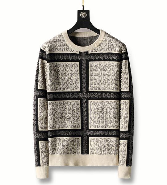 

men designer sweaters long sleeve fashion autumn spring luxury clothing letter embroidery knitred jumper pullover sweater coat -3xl, White;black