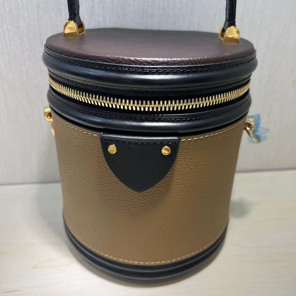 

designer cylinder bag women bags genuine leather bag fashion lady shoulder-bags classic woman handbag luxury totes female pocket crossbody d