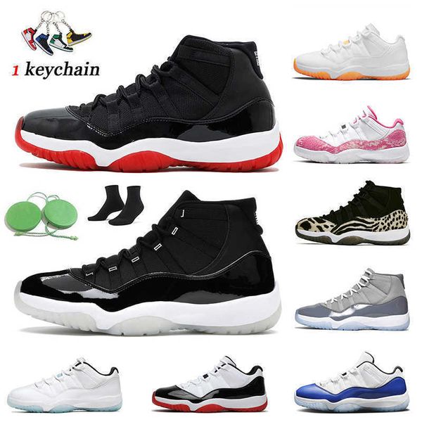 

bred 11 jubilee 25th anniversary jumpman basketball shoes 11s snakeskin pink space jam cap and gown platinum tint trainers cool designer sho, Black